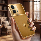Vivo Y51 Pro 5G Royal Touch Apple Gold Electroplated Glass Phone Back Case
