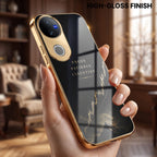 Vivo V50 5G Focus Electroplated Gold Glass Case