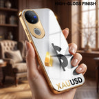 Vivo V50 5G Luxury XAU/USD Gold Electroplated Glass Case