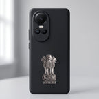Oppo Reno 10 5G Compatible Satyamev Jayate 3D Metal Emblem Sticker