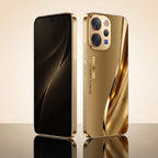 Vivo V70 5G Luxury Infinity Energy Gold Electroplated Glass Phone Case