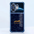 Vivo V60 5G World Is Mine Dual-Tone Transparent Blue Airbags Case