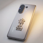 Vivo X200 FE 5G Compatible Satyamev Jayate 3D Metal Emblem Sticker