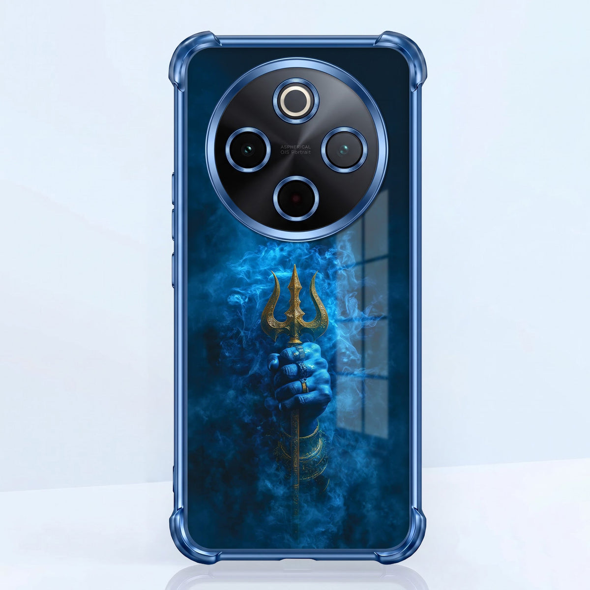 Vivo T4 5G Premium Shiv Trishul Blue Airbags Printed Back Case