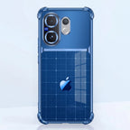 Vivo V60 5G Matrix Apple Dual-Tone Transparent Blue Airbags Case