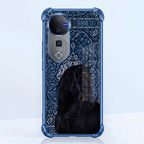 Vivo V40 Pro 5G Premium Royal Horse Blue Airbags Printed Back Case