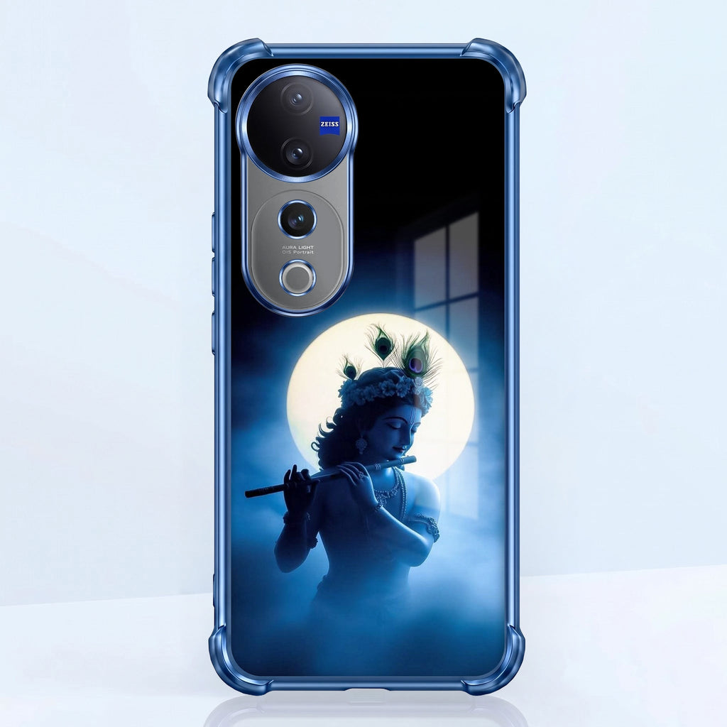Vivo V40 Pro 5G Midnight Krishna Blue Airbags Printed Back Case