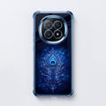 Oppo F29 5G Premium Peacock Feather Blue Airbags Printed Back Case