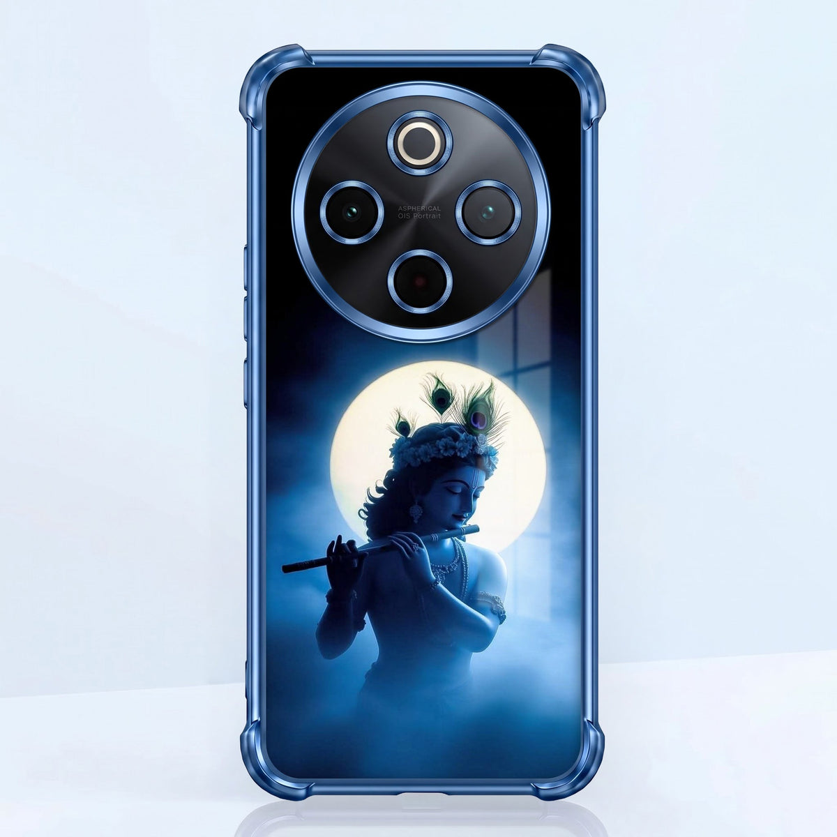 Vivo T4 5G Midnight Krishna Blue Airbags Printed Back Case