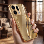 Oppo Find X9 5G Luxury Infinity Energy Gold Electroplated Glass Phone Case