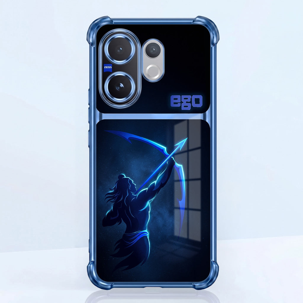 Vivo V60 5G Legendary Archer Dual-Tone Transparent Blue Airbags Case