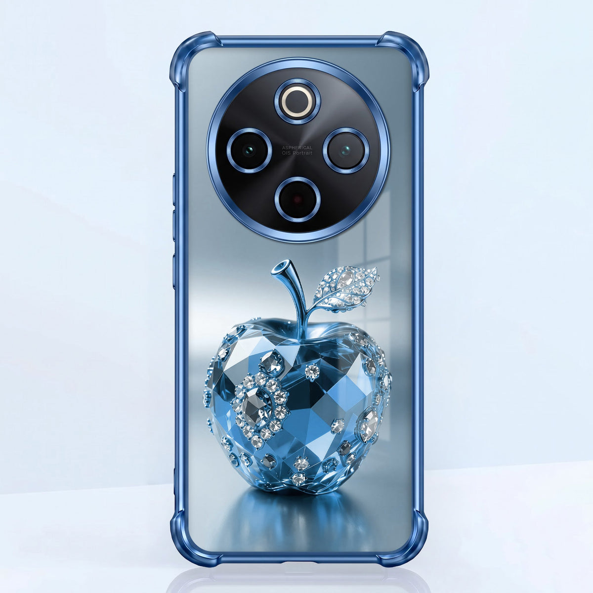 Vivo T4 5G Blue Apple Airbags Printed Back Case