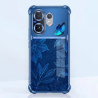 Vivo V60 5G Azure Butterfly Dual-Tone Transparent Blue Airbags Case
