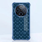Vivo T4 5G Luxury Monogram Blue Airbags Printed Back Case
