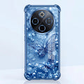 Vivo T4 5G Butterfly Blue Airbags Printed Back Case