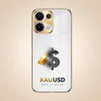Oppo Reno 13 5G Luxury XAU/USD Gold Electroplated Glass Case