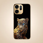 Oppo Reno 14 5G Panther Gold Electroplated Glass Phone Back Case