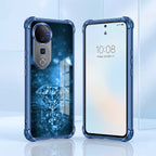 Vivo V40 Pro 5G Blue Diamond Airbags Printed Back Case