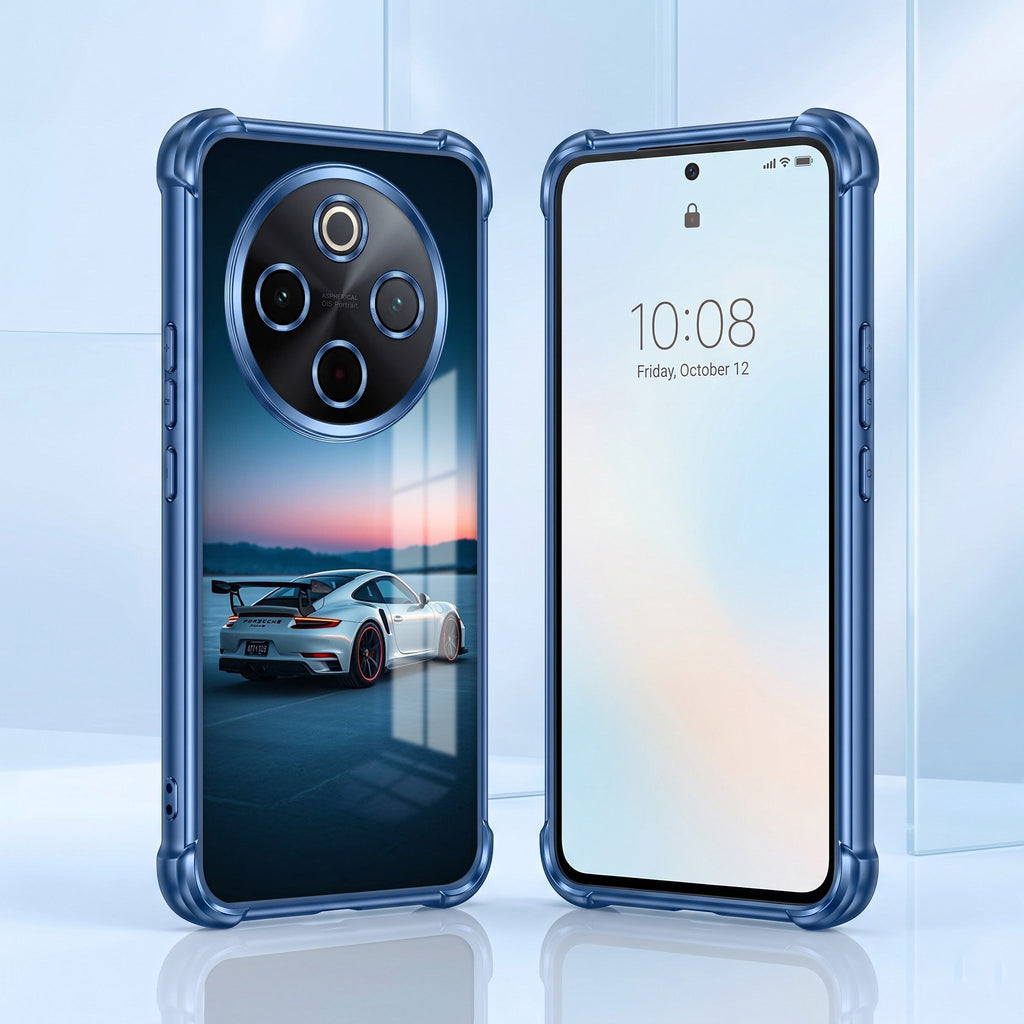 Vivo T4 5G Porsche Blue Airbags Printed Back Case