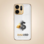 Oppo Reno 14 5G Luxury XAU/USD Gold Electroplated Glass Case