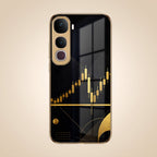 Vivo V70 FE 5G Trading Candles Gold Electroplated Glass Phone Back Case