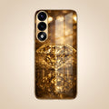 Oneplus Nord 5 5G Golden Diamond Gold Electroplated Glass Phone Back Case