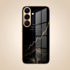 Samsung Galaxy A36 5G Focus Gold Electroplated Glass Phone Back Case