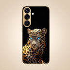 Samsung Galaxy A56 5G Panther Gold Electroplated Glass Phone Back Case