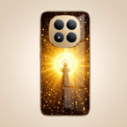 Redmi Note 15 Pro+ 5G Lakshmi Sacred Gold Electroplated Glass Phone Back Case