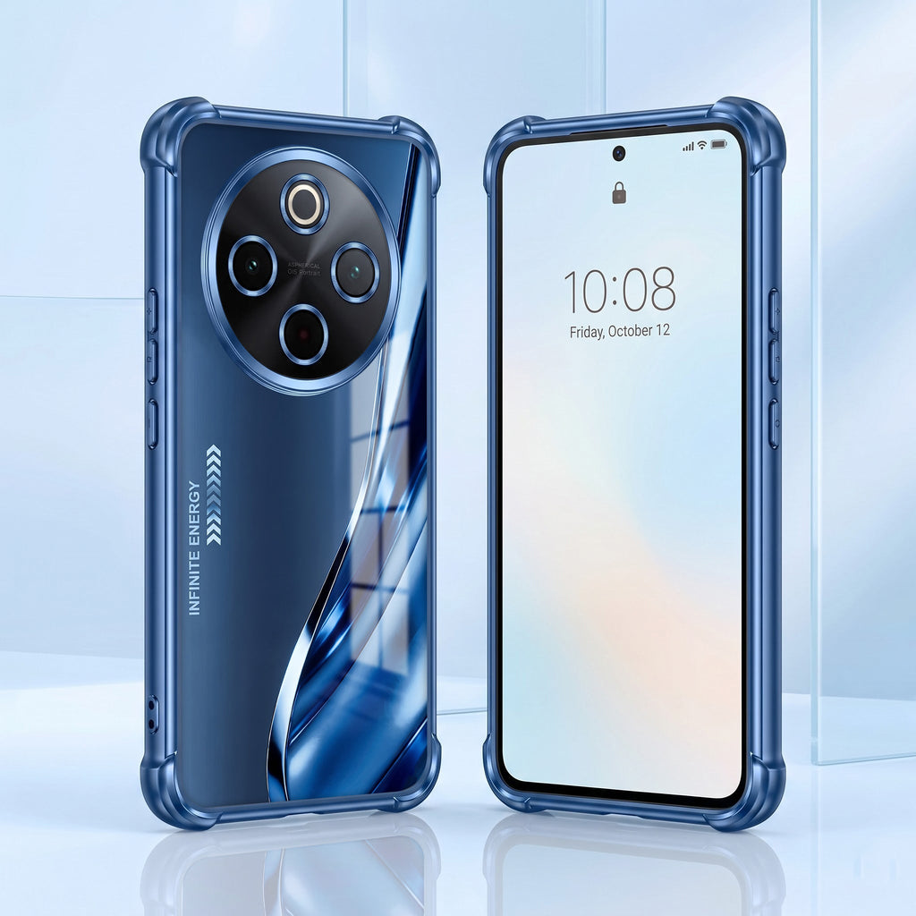 Vivo T4 5G Premium Infinity Energy Blue Airbags Printed Back Case