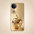 Vivo T4R 5G Golden Apple Gold Electroplated Glass Phone Back Case