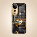 Vivo V40 Pro 5G Golden BMW Gold Electroplated Glass Phone Back Case