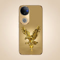 Vivo T4R 5G Golden Eagle Gold Electroplated Glass Phone Back Case