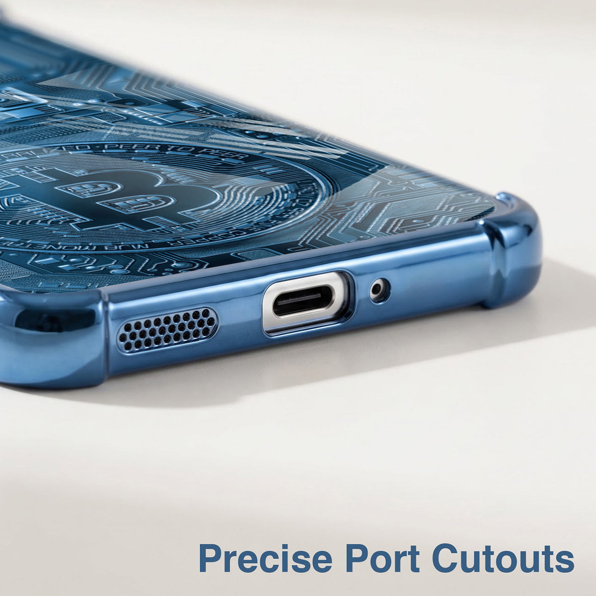 Oppo F29 5G Bitcoin Blue Airbags Printed Back Case