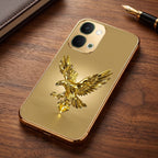 Vivo Y51 Pro 5G Golden Eagle Gold Electroplated Glass Phone Back Case