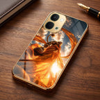 Vivo Y51 Pro 5G Divine Hanuman Gold Electroplated Glass Phone Back Case