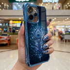 Oppo Reno 15 Pro Mini 5G Premium Peacock Feather Airbags Printed Back Case
