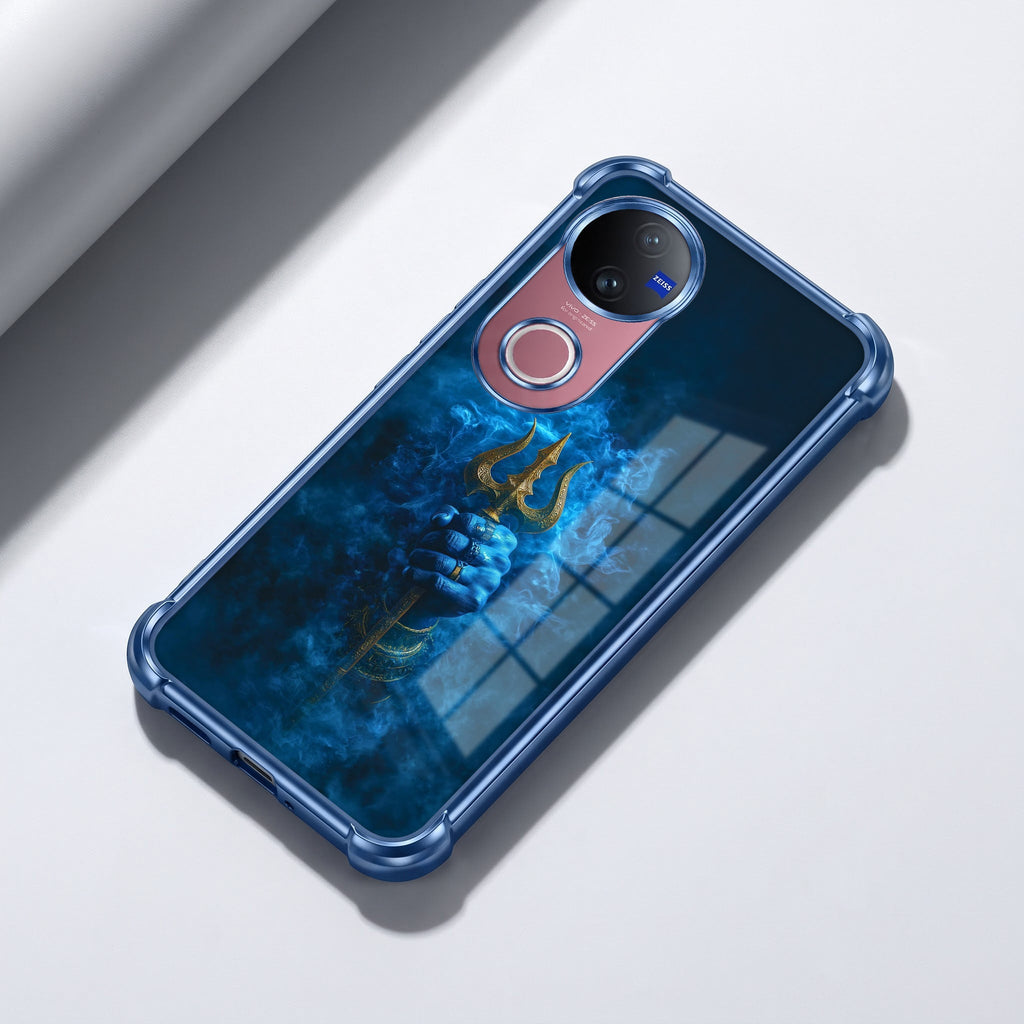 Vivo V50 5G Premium Shiv Trishul Airbags Printed Back Case
