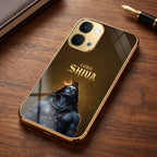 Vivo Y51 Pro 5G Lord Shiva Gold Electroplated Glass Phone Back Case