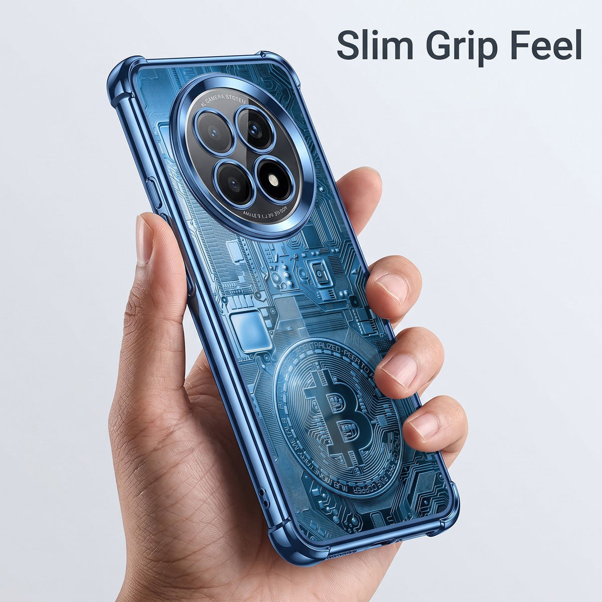 Oppo F29 5G Bitcoin Blue Airbags Printed Back Case
