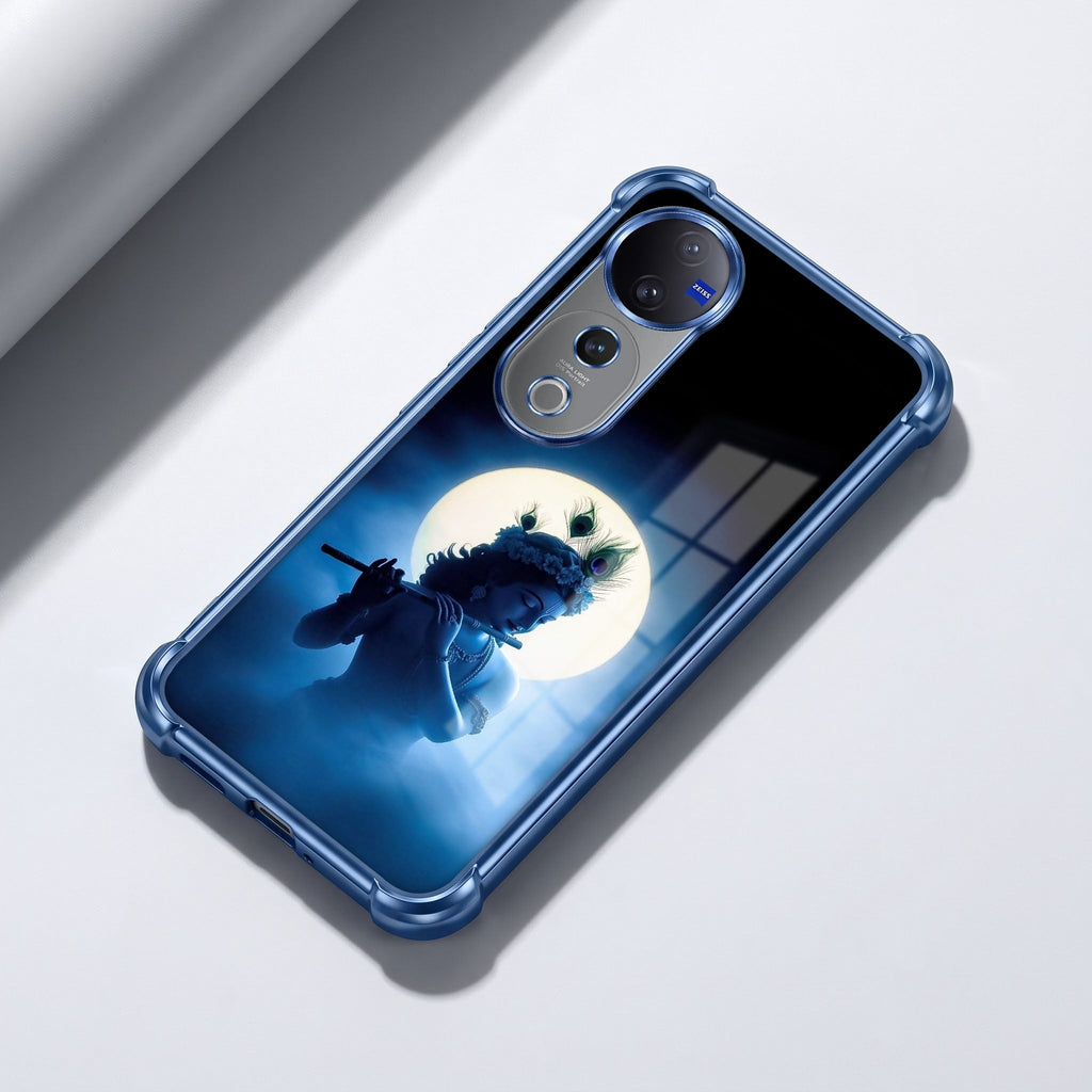 Vivo V40 Pro 5G Midnight Krishna Blue Airbags Printed Back Case