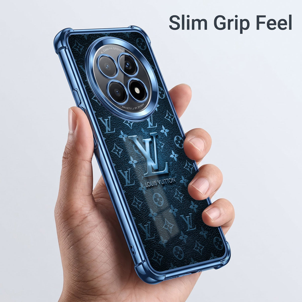 Oppo F29 5G LV Monogram Blue Airbags Printed Back Case