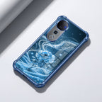 Vivo V40 Pro 5G Blue Rose Airbags Printed Back Case