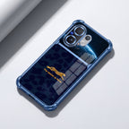 Vivo V60 5G World Is Mine Dual-Tone Transparent Blue Airbags Case