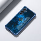 Samsung Galaxy A56 5G Premium Golden Trishul Airbags Printed Back Case