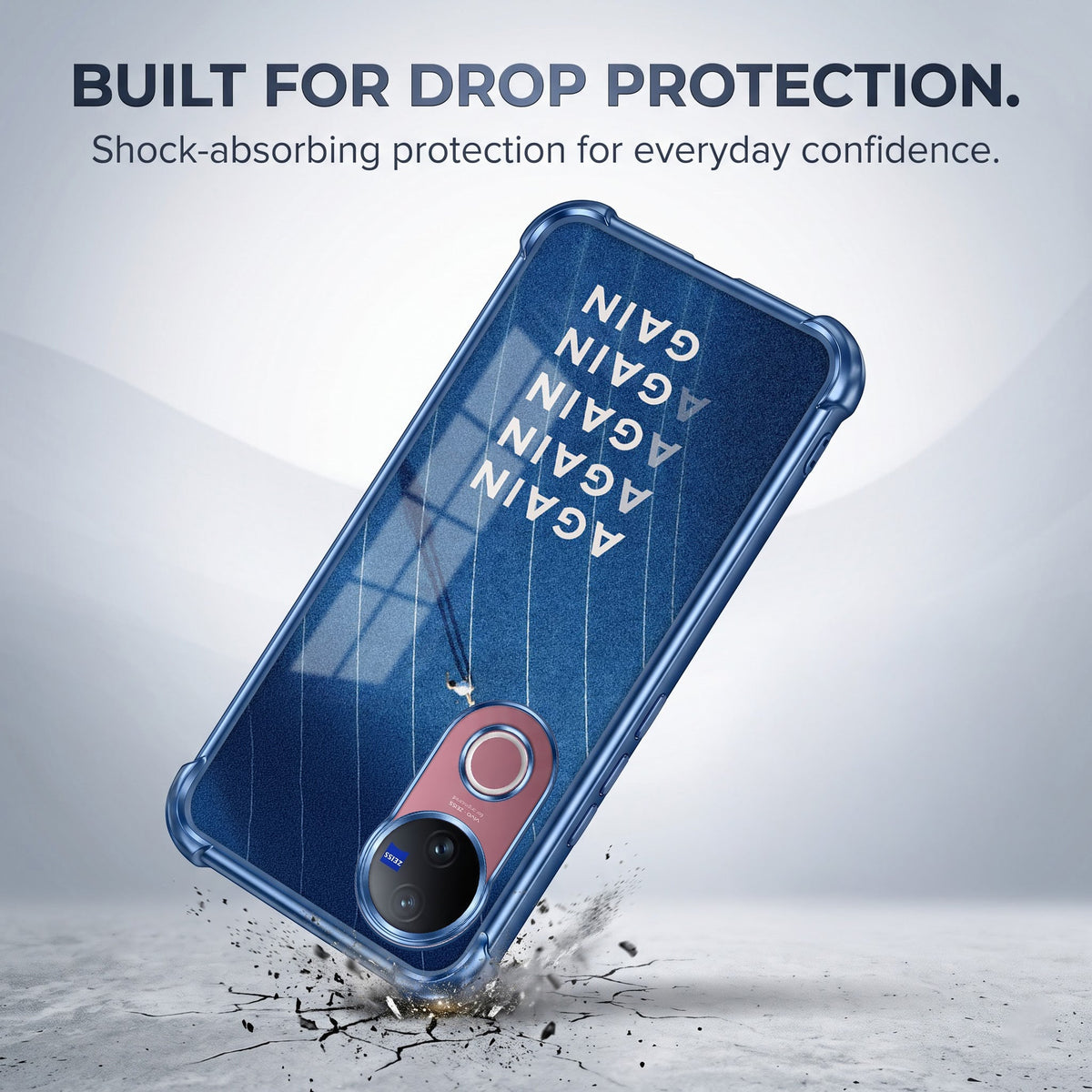 Vivo V50 5G Again-Again Airbags Printed Back Case