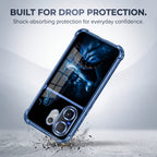Vivo V60 5G Mahadev Divine Touch Dual-Tone Transparent Blue Airbags Case