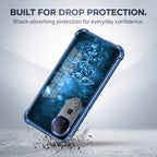 Vivo V40 Pro 5G Blue Diamond Airbags Printed Back Case
