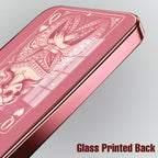 Vivo V40 Pro 5G Luxury Royal Queen Pink Electroplated Glass Phone Back Case
