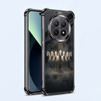 Oppo F29 5G Running Horses Black Airbags Printed Back Case